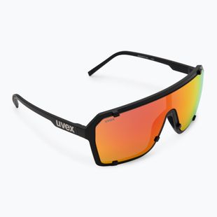 Okulary przeciwsłoneczne UVEX Esntl Epic black matt/mirror red