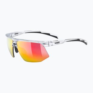 Okulary przeciwsłoneczne UVEX Aerios clear/mirror red