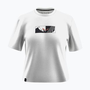 Koszulka damska Salewa Eagle Hybrid Loose optical white
