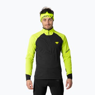 Bluza do biegania męska DYNAFIT Alpine 1/2 Zip Tee ultra yellow/0910