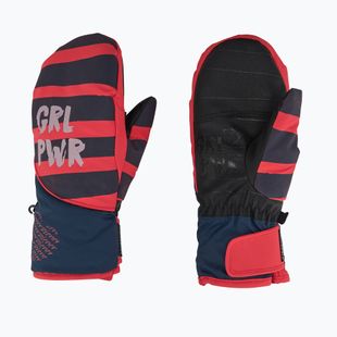 Rękawice narciarskie dziecięce ZIENER Liwani Aquashield PR Mitten fiery red