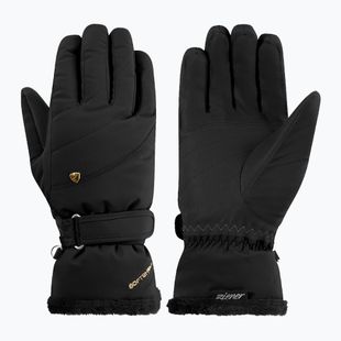 Rękawice narciarskie damskie ZIENER Keaka-Z Aquashield PR black/gold art.