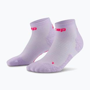 Skarpety kompresyjne męskie CEP Ultralight Low Cut 4.0 lilac