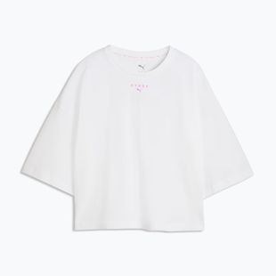 Koszulka treningowa damska PUMA x HYROX Cropped Lifestyle Tee white