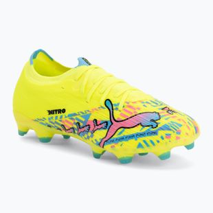 Buty piłkarskie PUMA Ultra Nitro 7 Match Advanced Level FG/AG puma white/blue glimmer/pink glimmer/yellow alert