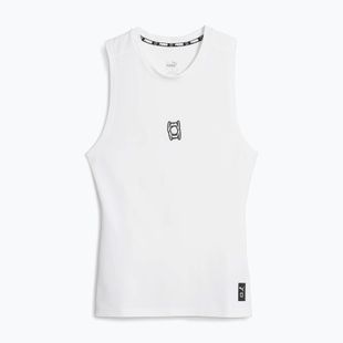 Koszulka koszykarska męska PUMA Hoops Team Slvs Baselayer puma white