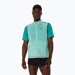 Bezrękawnik do biegania męski Asics Metarun Packable oasis green