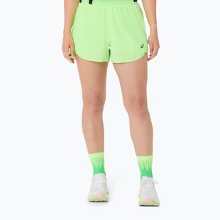 Spodenki do biegania damskie ASICS Metarun Split illuminate green