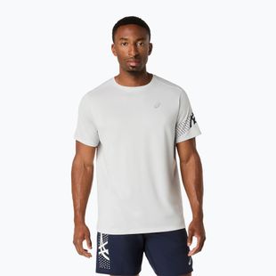 Koszulka do biegania męska ASICS Icon cloud grey/midnight