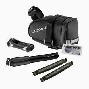 Torba rowerowa pod siodło + zestaw naprawczy Lezyne M-Caddy - Sport Kit 0,5 l black/black