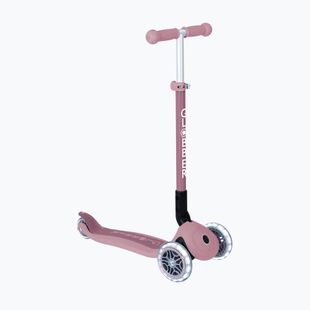Hulajnoga trójkołowa dziecięca Globber Junior Primo Foldable Lights Eco berry