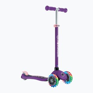 Hulajnoga trójkołowa dziecięca Globber Primo Lights dark purple