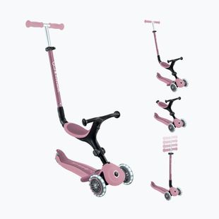 Hulajnoga trójkołowa dziecięca Globber Go.Up Active Ecologic Lights berry
