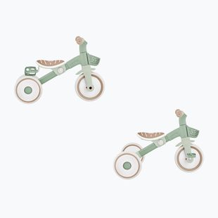 Rowerek biegowy trójkołowy Globber Learning Trike 2w1 Plus Ecologic pistachio