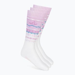 Skarpety narciarskie Surfanic Pro Tech Fairisle 3 pak ice lilac