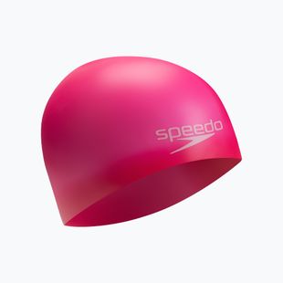 Czepek pływacki dziecięcy Speedo Plain Moulded Silicone cherry pink/blush