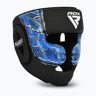 Kask bokserski RDX New Aura F17 Head black/blue