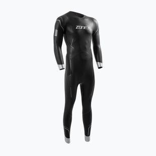 Pianka triathlonowa męska ZONE3 Agile 4 mm black/silver/gunmetal