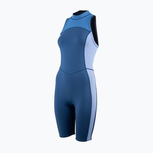 Strój pływacki jednoczęściowy damski ZONE3 Yulex Kneeskin multi blue/white