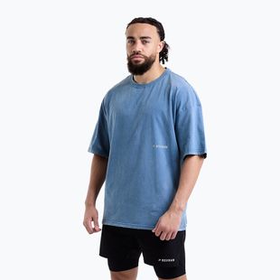 Koszulka męska BOXRAW Sparring Club Oversized washed baby blue