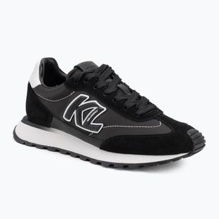 Buty damskie KARL LAGERFELD Kairo Kl Sidetrim black leather/textille