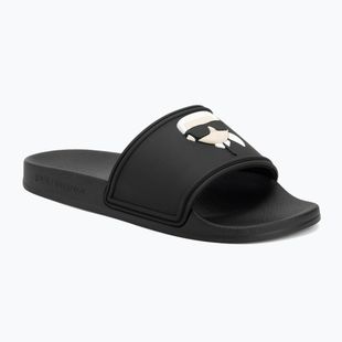 Klapki damskie KARL LAGERFELD Kondo 2.0 NFT black rubber