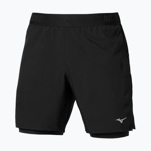 Spodenki do biegania męskie Mizuno Core 5.5 Inches 2in1 black