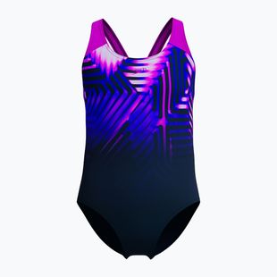 Strój pływacki jednoczęściowy dziecięcy Speedo Digital Placement Splashback diva