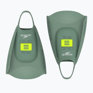 Płetwy do pływania Speedo DMC Original soft olive/hyper yellow