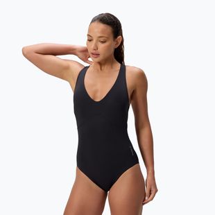 Strój pływacki jednoczęściowy damski Speedo Sculpture Butterfly Back anthracite
