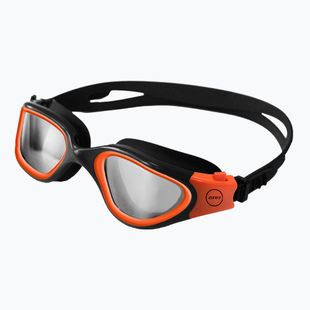 Okulary do pływania ZONE3 Vapour photochromatic/black/ hi-vis orange