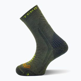 Skarpety TEKO Ecohike Discovery Light Half Cushion 2.0 forest