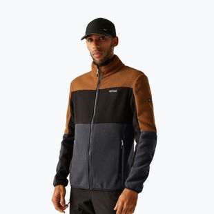 Bluza polarowa męska REGATTA Ormont nut brown/black/ash