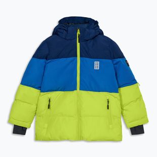 Kurtka narciarska dziecięca Lego Lwjaz 805 lime green