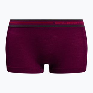 Bokserki termoaktywne damskie Brubeck Active Wool śliwkowy