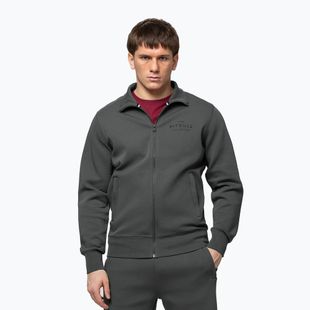 Bluza męska Pitbull Sampson Zip grey/green