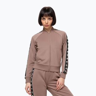 Bluza damska Pitbull Verona Collar Zip chocolate mousse