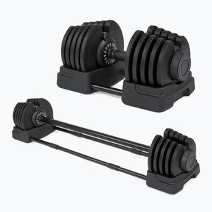Hantel/sztanga 2w1 XTREXO TRX-ABD40 1-40 kg czarna/pomarańczowa
