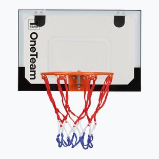 Zestaw do koszykówki OneTeam BBK01 z piłką biały