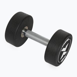 Hantel żeliwny gumowany XTREXO Pro 12 kg czarny