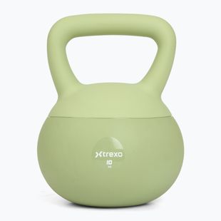 Kettlebell SOFT XTREXO 10 kg zielony