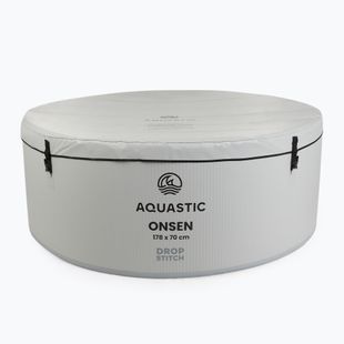 Basen pompowany AQUASTIC ONSEN drop stitch 1200 l 178 cm szary