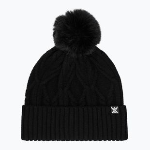 Czapka damska WOOLCANO HAT1100 100% wełna czarny