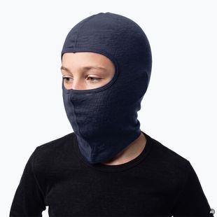 Kominiarka dziecięca WOOLCANO BAL1117 100% merino granatowy