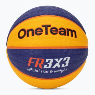 Piłka do koszykówki  OneTeam Rim Rush 3x3 niebieski