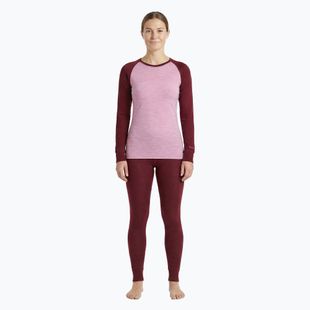 Komplet bielizny termoaktywnej damskiej WOOLCANO Merino SET0980 fioletowy