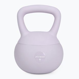Kettlebell SOFT XTREXO 10 kg fioletowy