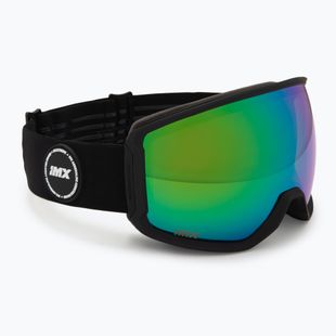 Gogle narciarskie IMX Peak black matt/black/green irridium/bown