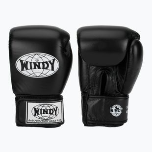 Rękawice bokserskie WINDY Classic Genuine Leather black