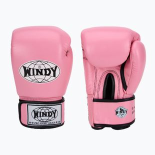 Rękawice bokserskie WINDY Classic Genuine Leather red